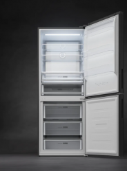 Kuppersberg RFCN 192 BG Двухкамерный холодильник, INVERTER,  Система Total NoFrost, Зона свежести, LED дисплей, Размеры ШxВxГ, см: 70.3x185x67, цвет: Черный