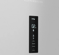 Kuppersberg RFCN 192 X Двухкамерный холодильник, INVERTER, Система Total NoFrost, Зона свежести, LED дисплей, Размеры ШxВxГ, см: 70.3x185x67, цвет: нерж. сталь