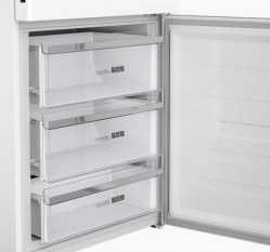 Kuppersberg RFCN 192 WG Двухкамерный холодильник, INVERTER,  Система Total NoFrost, Зона свежести, LED дисплей, Размеры ШxВxГ, см: 70.3x185x67, цвет: Белый