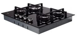 KORTING HGG 6766 ICPTN Газовая панель из зак. стекла, конфорка WOK, эл.поджиг, газ-контроль, Дисплей для конфорок, Таймер, Индикация остаточного тепла, Управление вытяжкой, Индикация остаточного тепла, Сигнализация утечки газа, цвет - чёрный