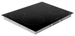 Korting HK 63500 BX Варочная поверхность электрическая, Функция Stop&Go, таймер, ширина 60 см., Рамка нерж. сталь