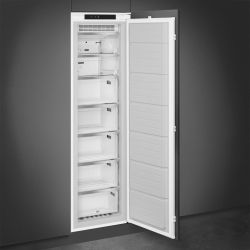 Smeg S9F174DND Морозильные камера Встраиваемая Тип охлаждения: No-Frost Тип петель (шарнира): Жесткое крепление Дверной упор: Правая, Дверь перенавешиваемая,  Ниша для встраивания: 178 см.