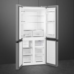 Smeg FQI48XE Холодильники Side-by-side ИНВЕРТОР, 4-х дверный, Ш- 840 мм  В-1790 мм   Г- 690 мм  цвет нерж. сталь
