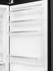 SMEG FAB38RBL5 Отдельностоящий двухдверный холодильник, Зона свежести, Ширина -70,6 см., Высота - 205 см. Общий объем, л: 481, Электронное управление, дисплей, Цвет - Чёрный, петли справа