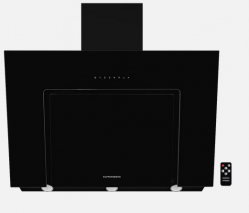 KUPPERSBERG F 960 Кухонная вытяжка, ширина 90 см, отвод/рециркуляция, 900 м3/час, Цвет - чёрное стекло