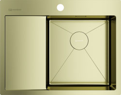 Кухонная мойка OMOIKIRI Akisame 65-LG-R чаша справа. Монтаж - заподлицо/накладная