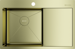 Кухонная мойка OMOIKIRI Akisame 78-LG-L Монтаж - заподлицо/накладная