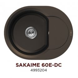 Кухонная мойка Omoikiri Sakaime 60E-DC материал Tetogranit. Монтаж накладной