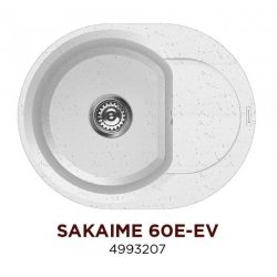 Кухонная мойка Omoikiri Sakaime 60E-EV материал Tetogranit. Монтаж накладной