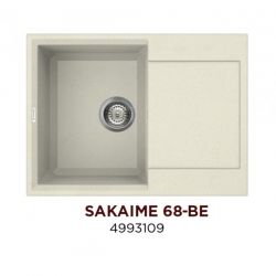 Кухонная мойка Omoikiri Sakaime 68-BE материал Tetogranit. Монтаж накладной