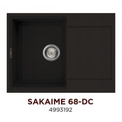 Кухонная мойка Omoikiri Sakaime 68-DC материал Tetogranit. Монтаж накладной