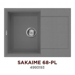 Кухонная мойка Omoikiri Sakaime 68-PL материал Tetogranit. Монтаж накладной