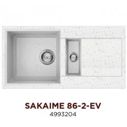 Кухонная мойка Omoikiri Sakaime 86-2-EV Материал Tetogranit. Монтаж накладной
