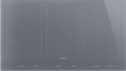 SMEG SIM1963DS Серия Linea Индукционная варочная панель, 90 см, прямой край, Серебристая стеклокерамика (эффект стекла Stopsol)