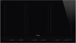SMEG SIM1964D Серия Linea Индукционная варочная панель, 90 см, прямой край, чёрная стеклокерамика