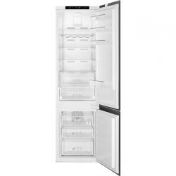 SMEG C8194TNE Встраиваемый комбинированный холодильник, No-Frost, высота 190 см. Крепление фасадов – скользящие направляющие
