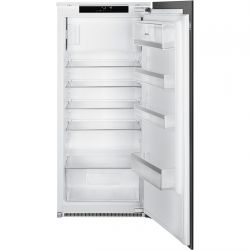 SMEG S8C124DE Встраиваемый однодверный холодильник, морозильное отделение сверху, 122 см