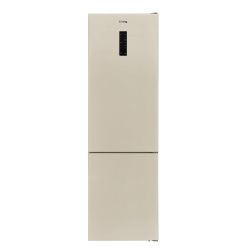 KORTING KNFC 62010 B Холодильник  Ширина 60 см, А+, электронное управление с внешним дисплеем, Full NO FROST, (ВхШхГ) 2010х595х650 мм, цвет - бежевый