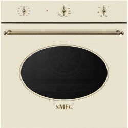 SMEG SF68M3VPOGL Серия Coloniale  Духовой шкаф, 60 см, 6 функций, кремовый , фурнитура латунная.