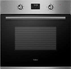 Evelux EO 630 PX Духовой шкаф, 8 режимов, дисплей Snow White, объем духовки 70л., цвет - нерж. сталь