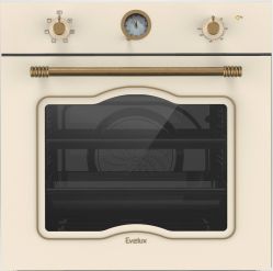 Evelux EO 640 IR Духовой шкаф retro, 6 режимов, объем духовки 68л. цвет - Бежевый