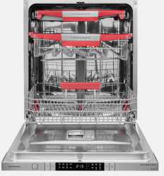 KUPPERSBERG GIM 6078 Посудомоечная машина, Автоматическое открывание двери, двигатель INVERTER, 8 программ, 14 комплектов, три корзины, уровень шума 42 дБ, Ширина 60 см