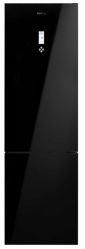 KORTING KNFC 61868 GN Холодильник Ширина 60 см, А+, электронное сенсорное управление с внешним дисплеем, Full NO FROST, (ВхШхГ) 2010х595х650 мм,, цвет - чёрное стекло.