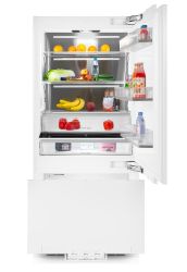 MAUNFELD MBF212NFW1 Холодильник встраиваемый  с системой NoFrost, Зона свежести,высота 210 см., Глубина 60 см, Ширина - 91 см.