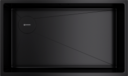 Кухонная мойка Omoikiri Taki 74-U/IF-GB SIDE Сливное отверстие смещено в угол чаши. Монтаж под столешницу / накладной / заподлицо