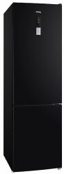KORTING KNFC 62370 N Холодильник  Ширина 60 см, А+, электронное сенсорное управление с внешним дисплеем, Full NO FROST, (ВхШхГ) 2000x595x635 мм,  цвет - Чёрный
