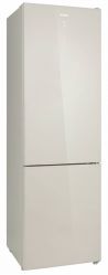 KORTING KNFC 62370 GB Холодильник  Ширина 60 см, А+, электронное сенсорное управление с внешним дисплеем, Full NO FROST, (ВхШхГ) 2000x595x635 мм,  цвет - бежевое стекло