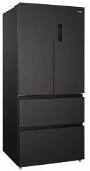 KORTING KNFF 82535 XN Четырехдверный холодильник, Инверторный компрессор,зона свежести с изменяемой температурой, (ВхШхГ): 1930x853x693 мм, цвет - черная нерж. сталь