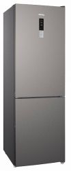 KORTING KNFC 61869 X Холодильник, ширина 60 см, Full NO FROST, Dynamic Air Cooling, электронное управление, объем: 245 л, (ВхШхГ): 1855x595x635 мм,  цвет - нерж. сталь