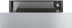 SMEG CPR315X Подогреватель посуды, серия Classica, 60 см, высота 14 см, цвет нержавеющая сталь, открывание PUSH