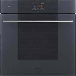 Smeg SO6104APB3 Многофункциональный духовой шкаф с технологией Multitech (Пароварка, СВЧ) 60 см, 25 функций, Цвет Neptune grey Отделка 	Матовый