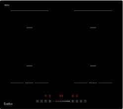 EVELUX EHI 6448 Индукционная варочная панель, Booster, таймер, Stop&Go, 4 зоны с функцией объединения BRIDGE