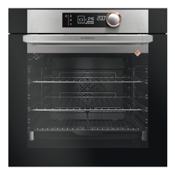 De Dietrich DOP7350X Духовой шкаф , 11 режимов работы, 15 рецептов, LCD-дисплей, пиролитическая очистка, цвет - Чёрное стекло, цвет панели - платина, Производство - Франция,