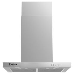 Evelux Ingrid 60 X Т-образная вытяжка, ширина - 60 см., Производительность, м³/ч: 750, цвет - нерж. сталь.