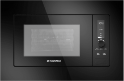 MAUNFELD JBMO820GB01 Микроволновая печь, 20 литров, теновый гриль, цвет чёрный