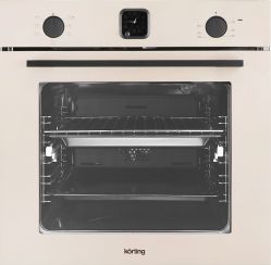KORTING OKB 4701 CNRW Духовой шкаф серия Retro - дизайн Vintage. часы в классическом стиле, таймер и отключение, 7 режимов, объем 69 л, телескоп.напр. на 1 уровне, каталитическая очистка задней стенки, цвет - бежевый; цвет ручки и регуляторов - чёрный