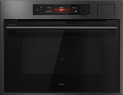 ASKO OCSM64BSH NYACraft Frame Series 6 Цвет: Black Steel Компактная духовка с функцией пароварки и СВЧ Объем духовки: 50 л Celsius°Cooking™ : точность до 1°С