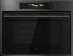 Asko OM64BSH NYACraft Frame Series 6 Встраиваемая микроволновая печь, Высота 45 см., Цвет: Black Steel