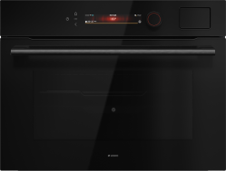 ASKO OCS54BGH NYACraft Glass Series 5 Компактный духовой шкаф с функцией пара, Объем духовки: 51 л Celsius°Cooking™ : точность до 1°С, цвет - чёрное стекло