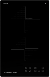 Kuppersberg ICO 301 Индукционная варочная поверхность, ширина - 30 см., технология INVERTER,  2 зоны нагрева,  таймер,  автоотключение, защита от перелива, защита от детей, Stop & Go