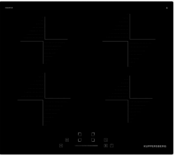 Kuppersberg ICI 604 Индукционная варочная поверхность, ширина - 59 см., технология INVERTER,  4 зоны нагрева,  таймер,  автоотключение, защита от детей, Stop & Go