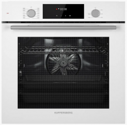 KUPPERSBERG HF 609 W Духовой шкаф, 8 режимов, 1 -уровневые телескоп. направл., объёём духовки - 80 л., цвет - белый, пр-во Турция