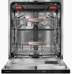 Kuppersberg GHL 6530 Посудомоечная машина, 16 компл., 8 программ, Луч на полу, Сенсорное упр., Загрузка 1/2, уровень шума 42 дБ, ширина 60 см.