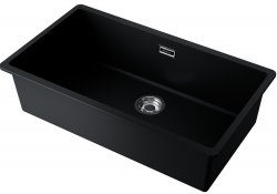 Кухонная мойка Omoikiri Kata 74-U-BL Материал Artgranit. Монтаж под столешницу