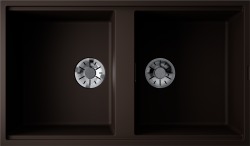 Omoikiri Kitagawa 83-2-U-MO материал Artceramic, монтаж под столешницу