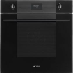 SMEG SF6101TB3RU Серия Linea, Многофункциональный духовой шкаф, 60 см, 10 режимов,Электронный контроль температуры,  Автопрограммы, цвет - Чёрное стекло